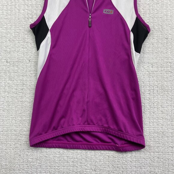 Louis Garneau Cycling Breeze Sleeveless 2 Purple / Pink Jersey Women's Small - Picture 3 of 10